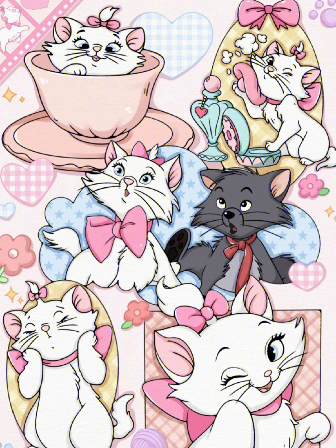 迪士尼明星卡通头像插画