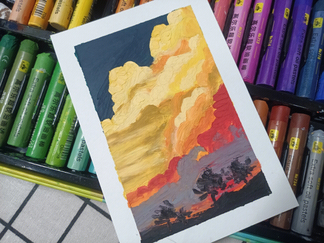 火烧云形状简笔画图片