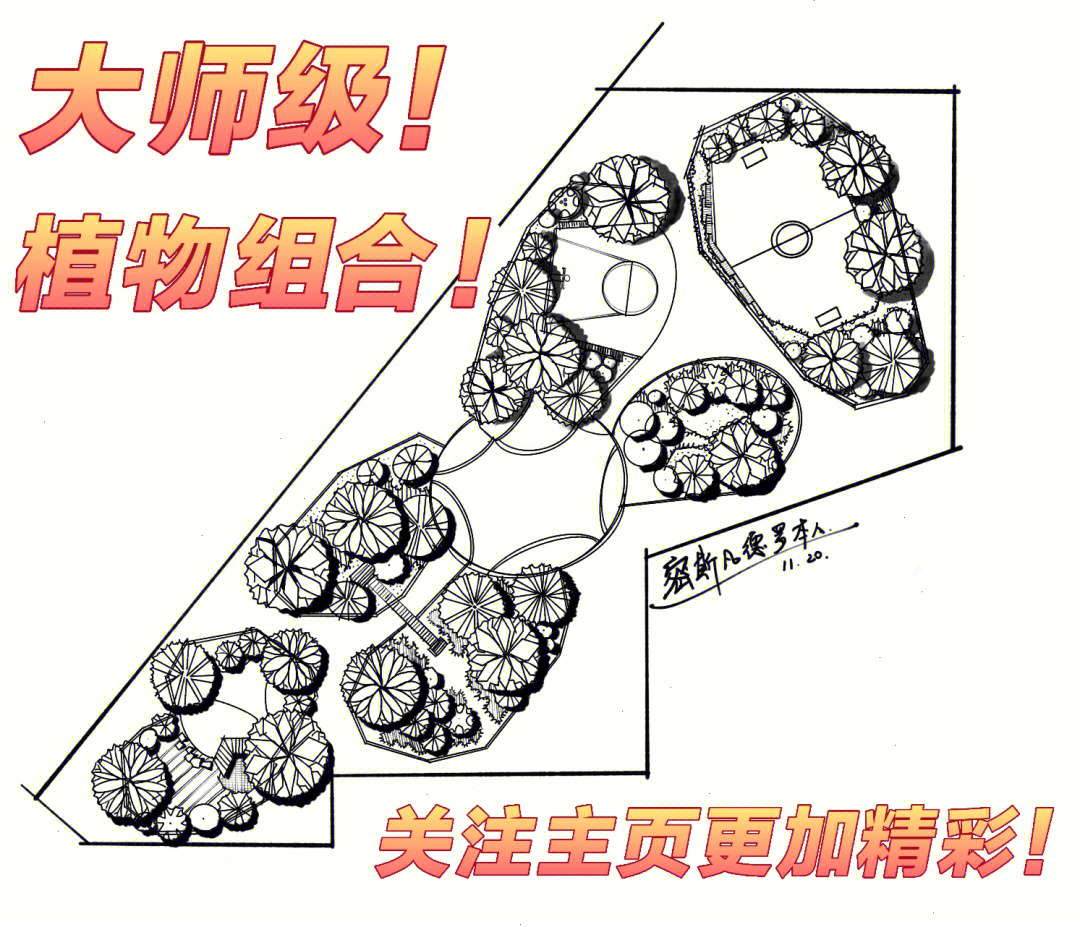 组合盆栽设计图平面图图片