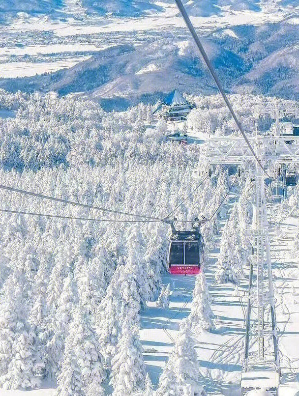 日本白马村滑雪场图片