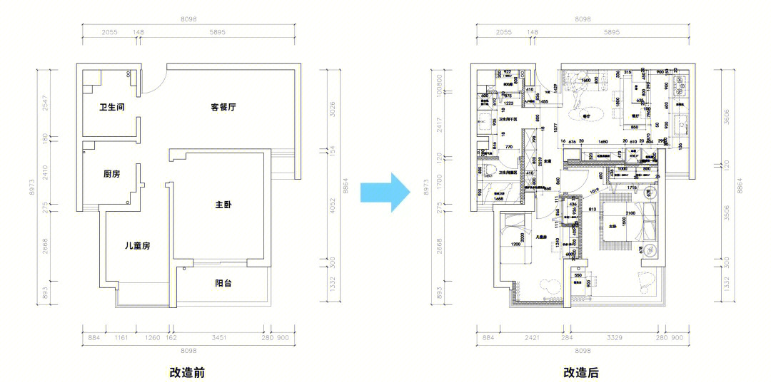 案例分析63㎡原木风住宅小户型里的设计