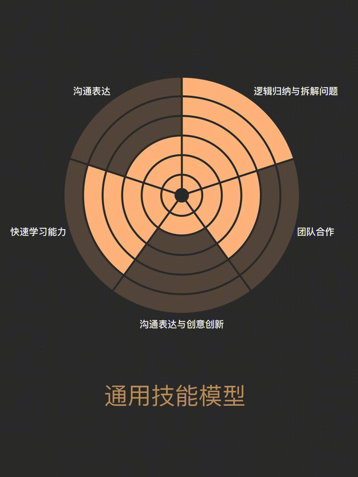 学会能力雷达图解决100的能力表达需求