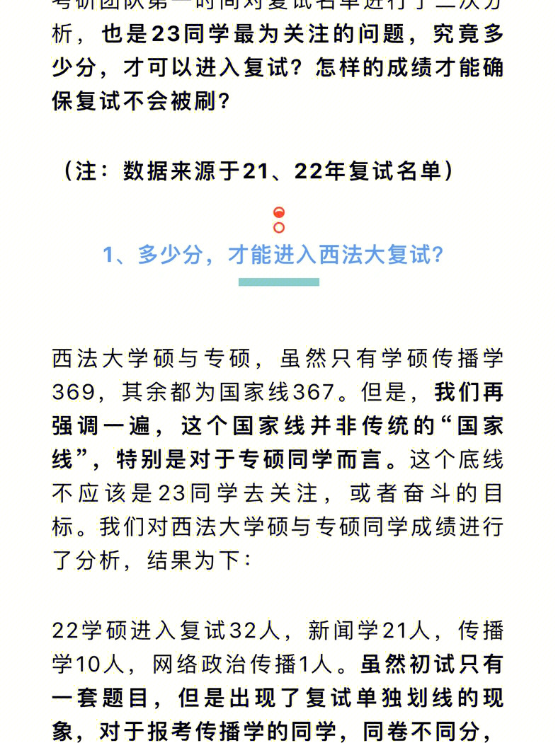 23西北政法大学新传考研这些数据不能忽略