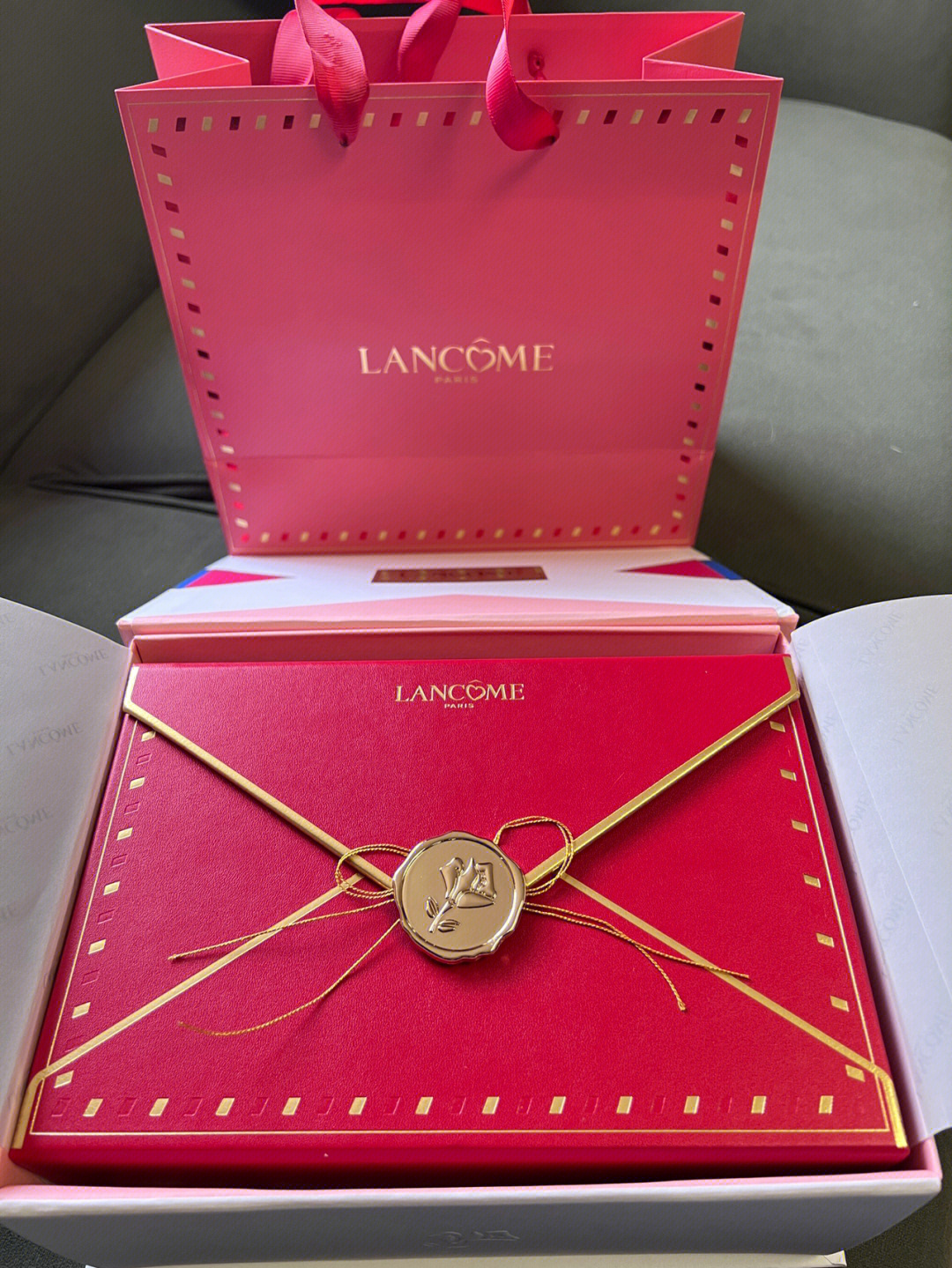兰蔻玫瑰金生日礼盒图片