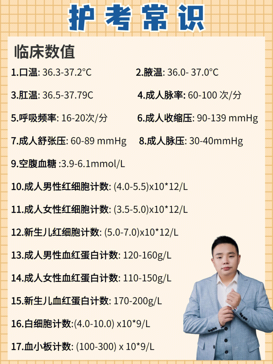 护考临床数值