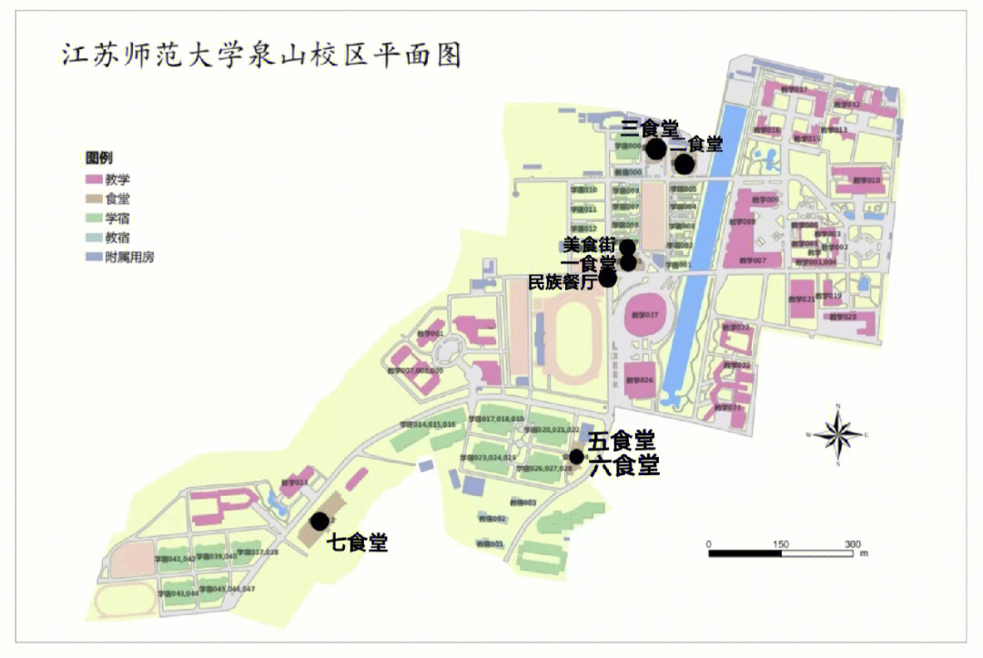 江苏师范大学平面图图片