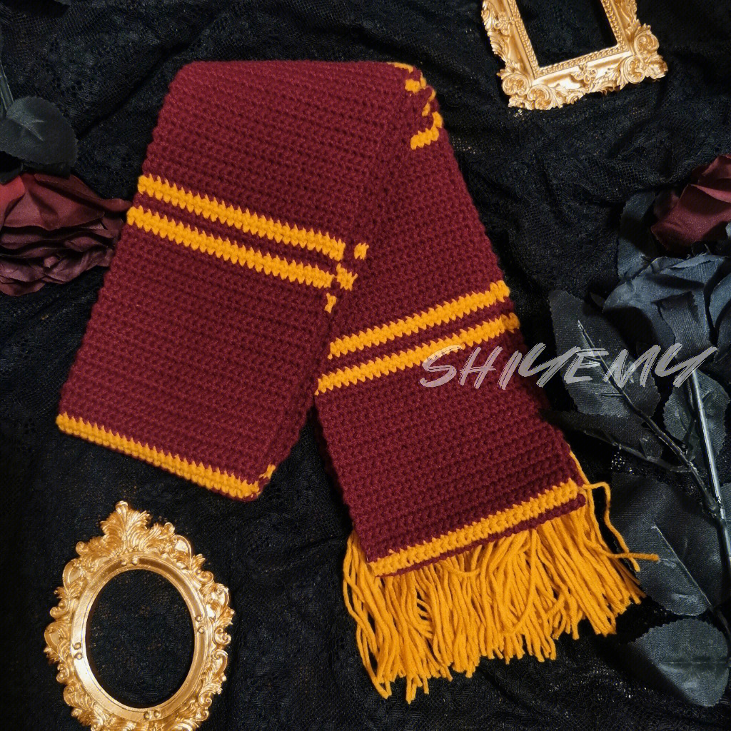 哈利波特围巾织法图片