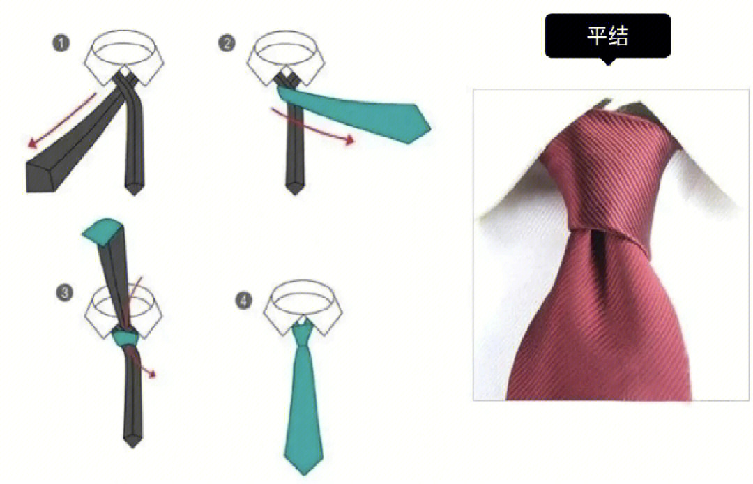 领带最简单打法图片