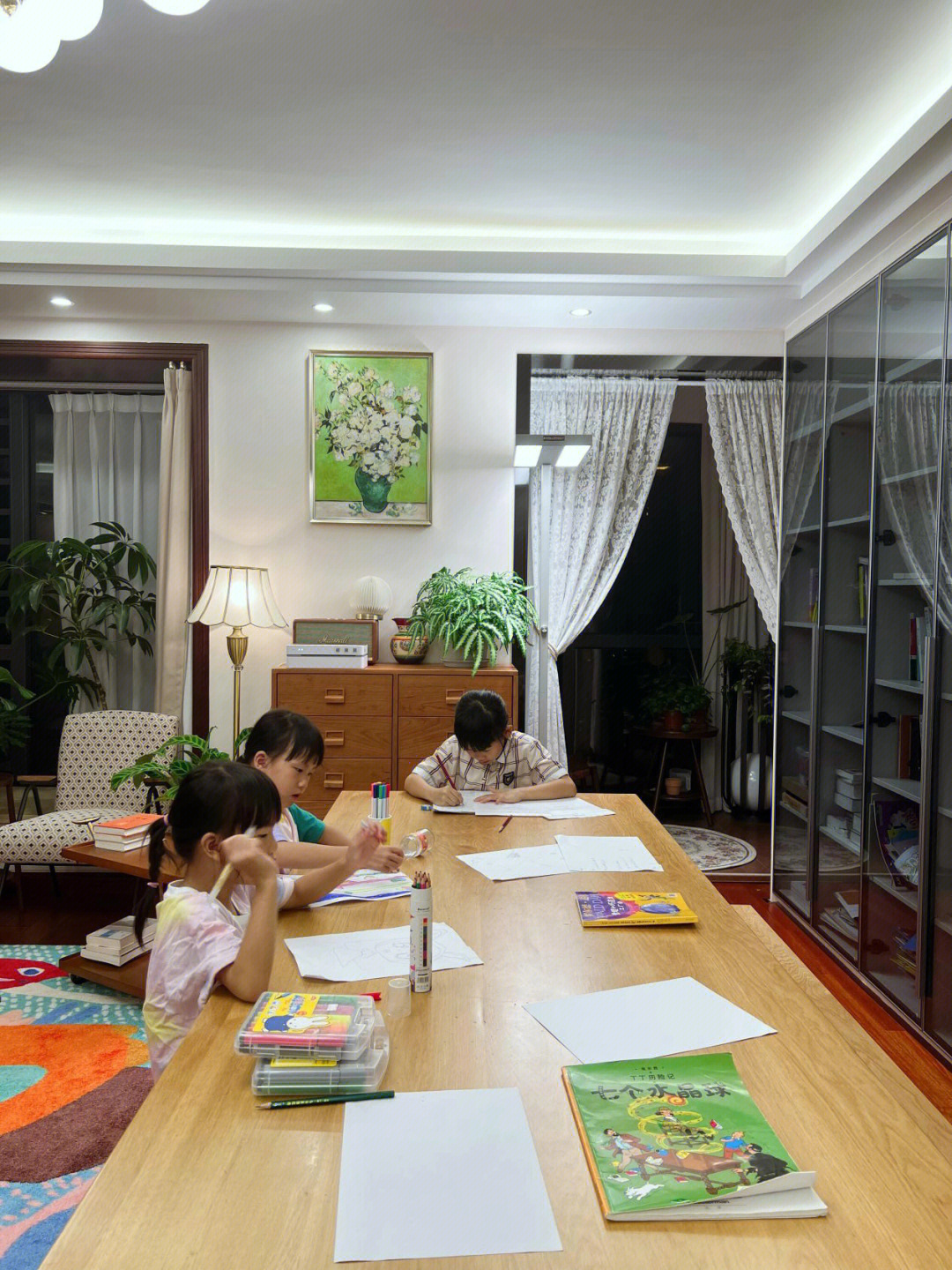 客厅改造书房小学生的家怎么能没有打印机