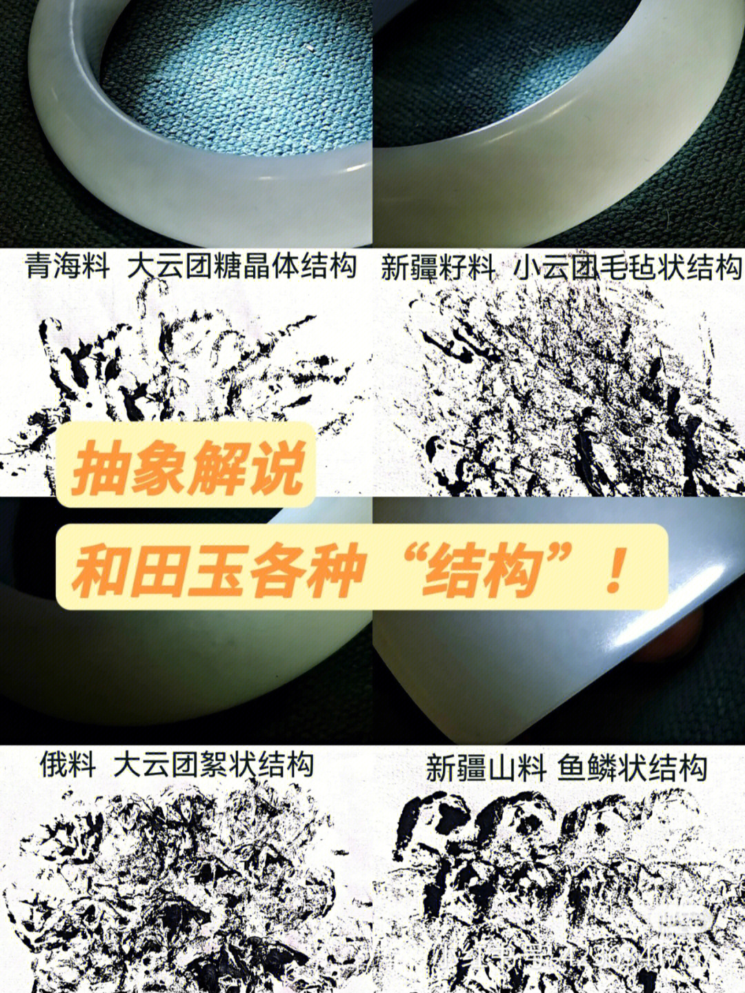 和田玉肉眼米粥结构图片