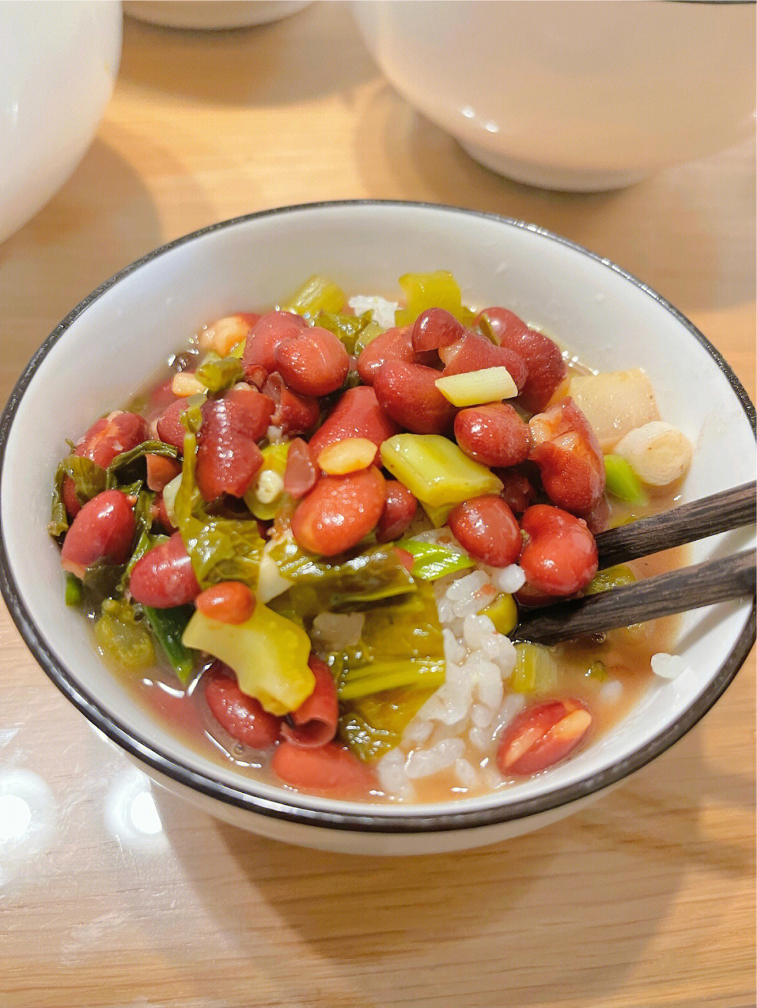 红豆酸汤饭图片图片