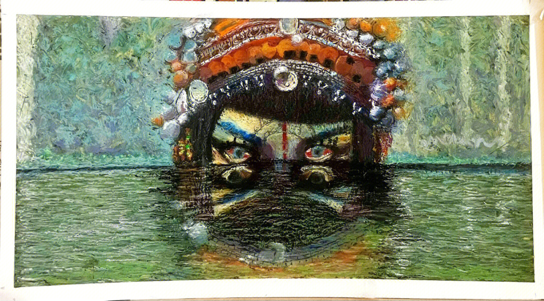 塞壬海妖油画图片