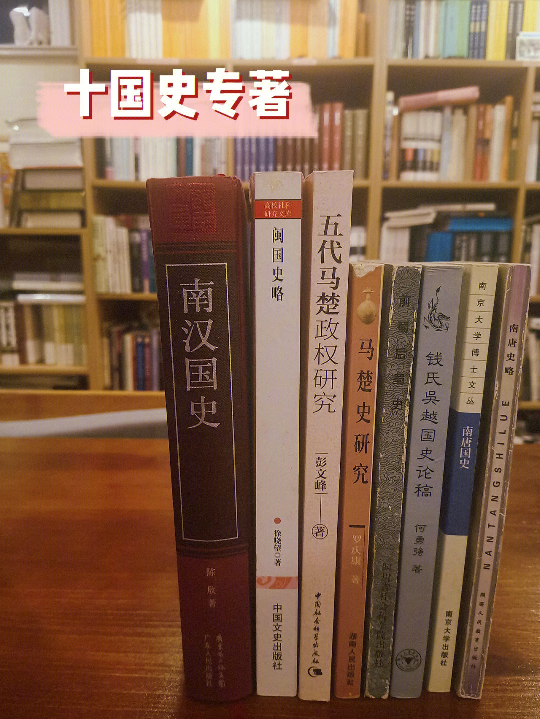 《前蜀后蜀史》95邹劲风《南唐国史》95杜文玉《南唐史略》95