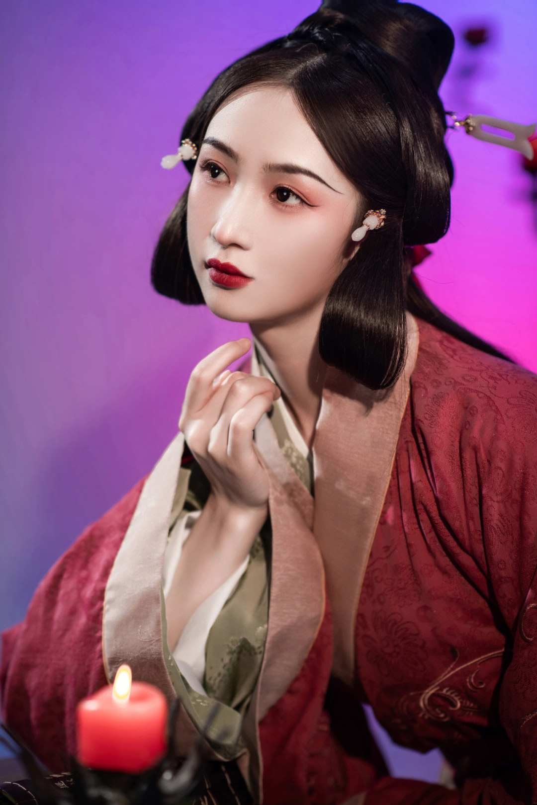 汉代女子妆容图片