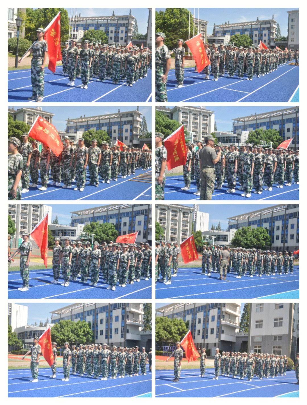 九江市实验中学军训图片