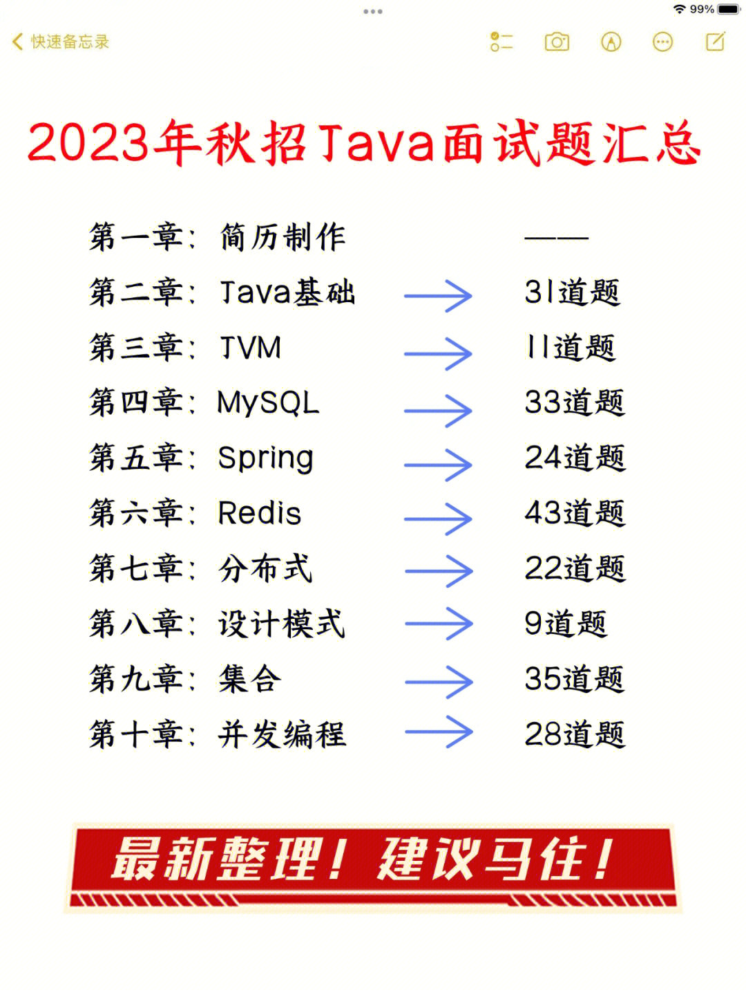 全网都在找的java面试题752023校招必看75