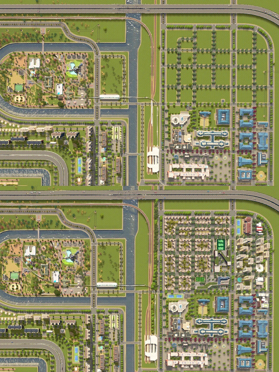 城市天际线路网规划图图片