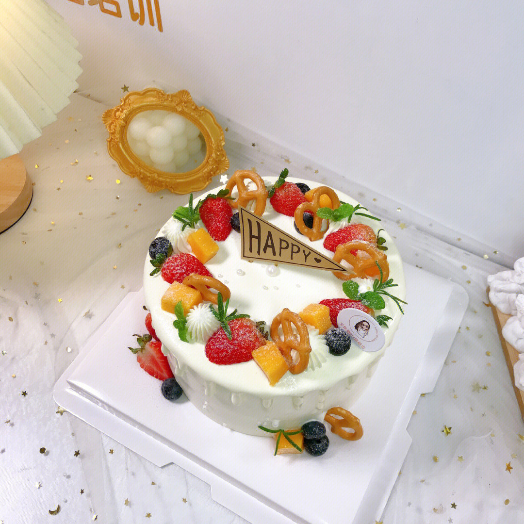平潭6寸生日蛋糕水果淋面蛋糕