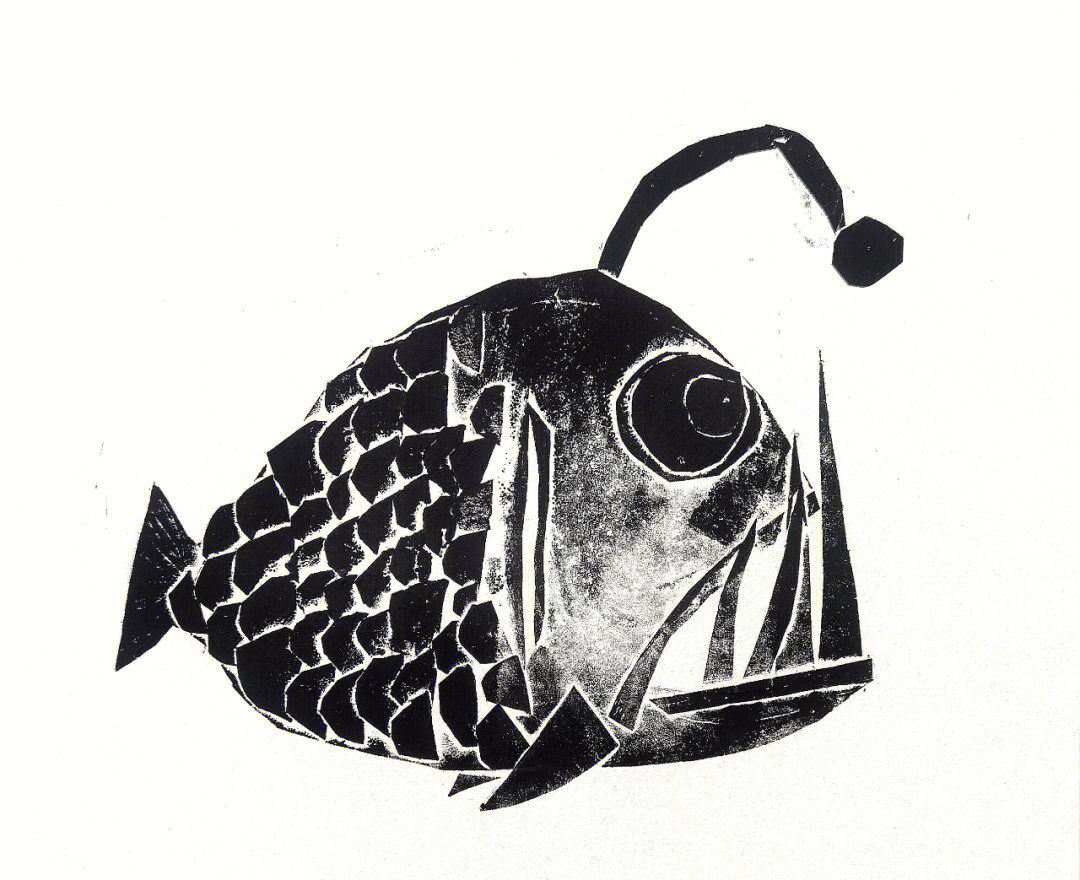 版画鱼美术教案图片