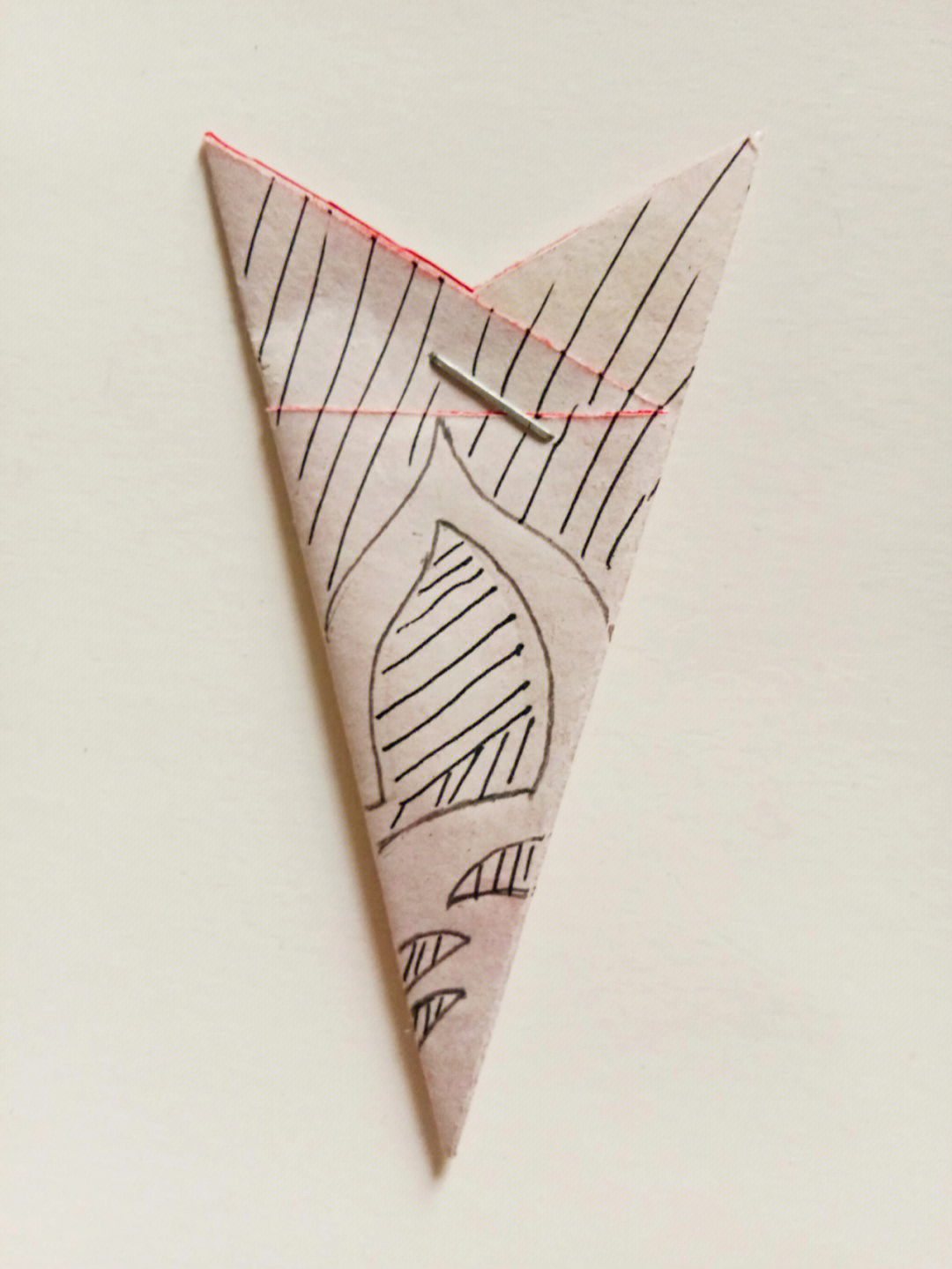 六角折剪纸向日葵图文教程