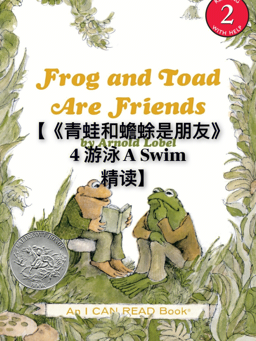 英语绘本精读青蛙和蟾蜍是朋友4游泳swim