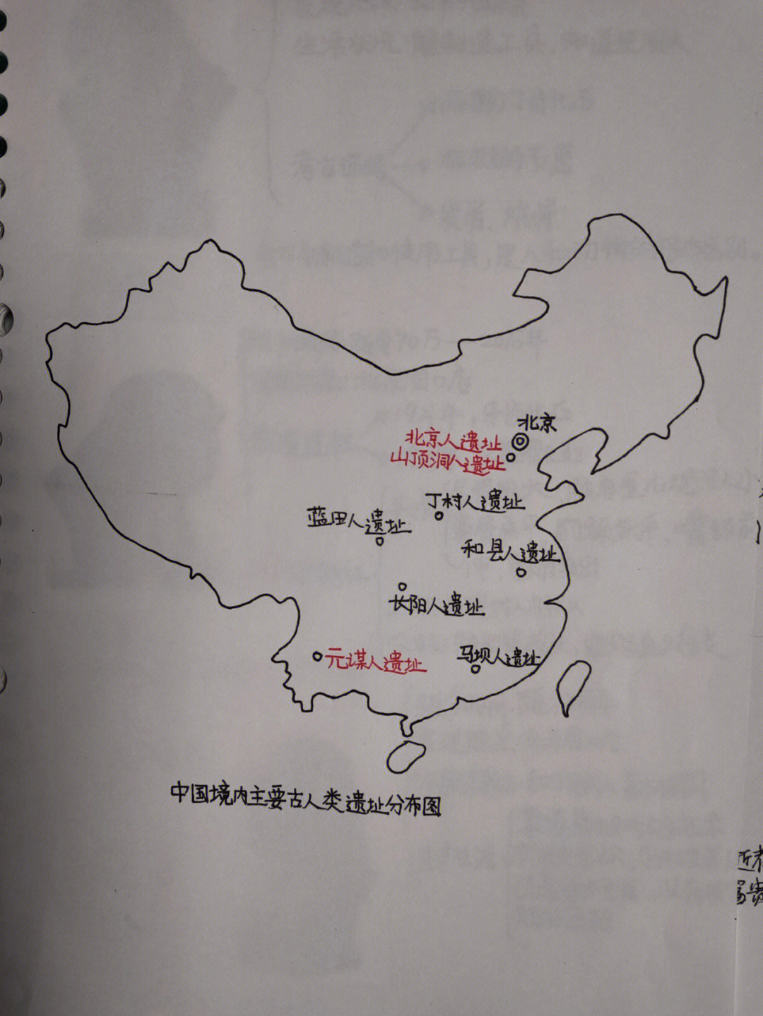 七年级历史地图绘制图片