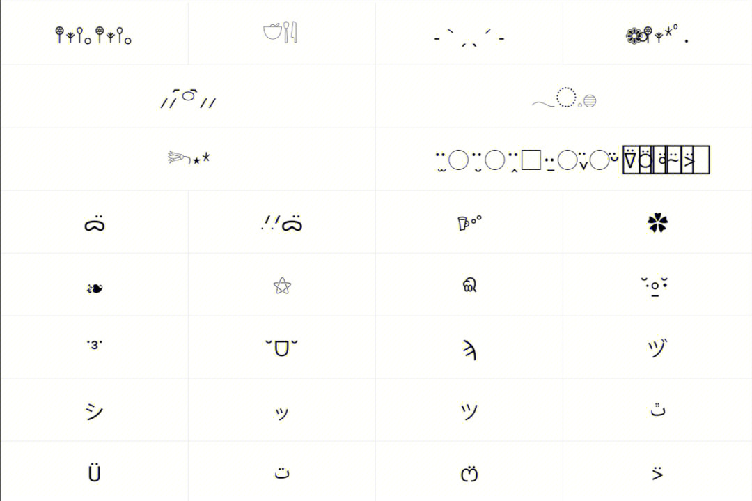 一些可可爱的表情符12