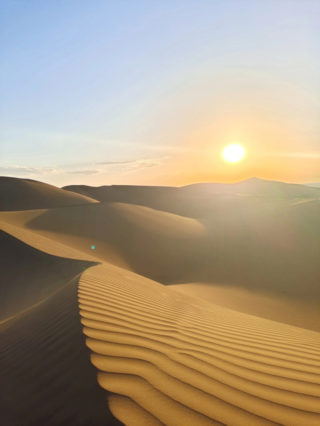 库木塔格沙漠天气图片