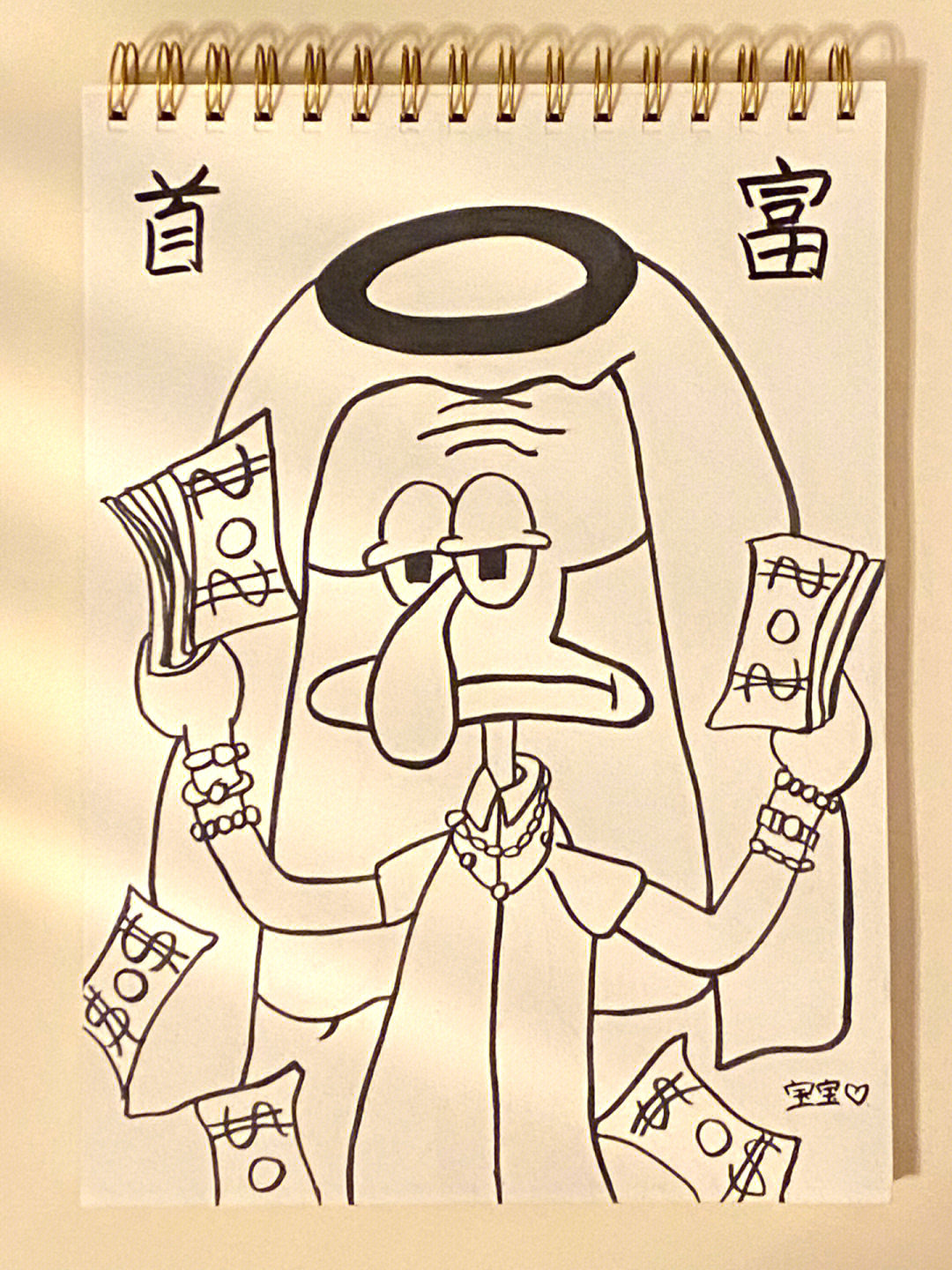 简笔画40比奇堡首富