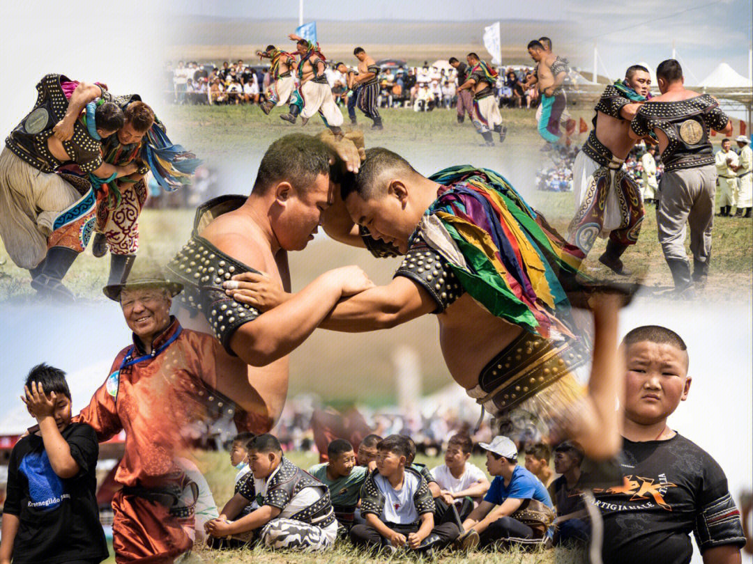 "那达慕"大会是蒙古族历史悠久的传统节日,草原三大项:摔跤,赛马,射箭