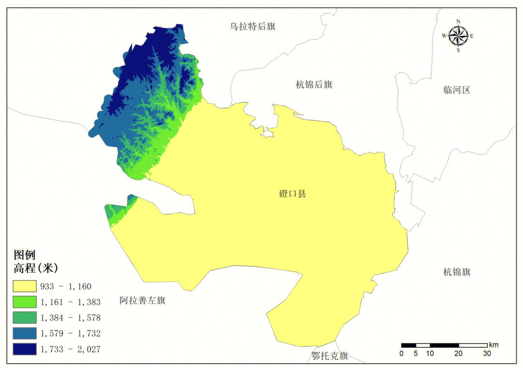 磴口县二团地图图片