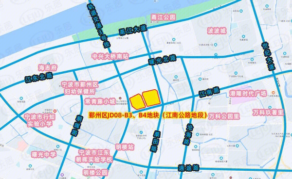 宁波江东街道划分图图片