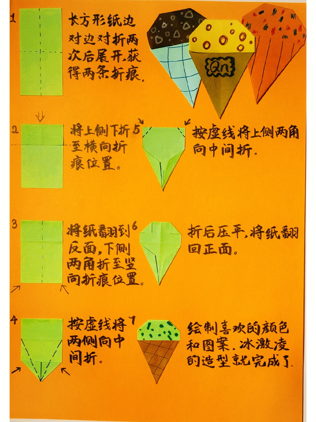 食物折纸教程图解图片