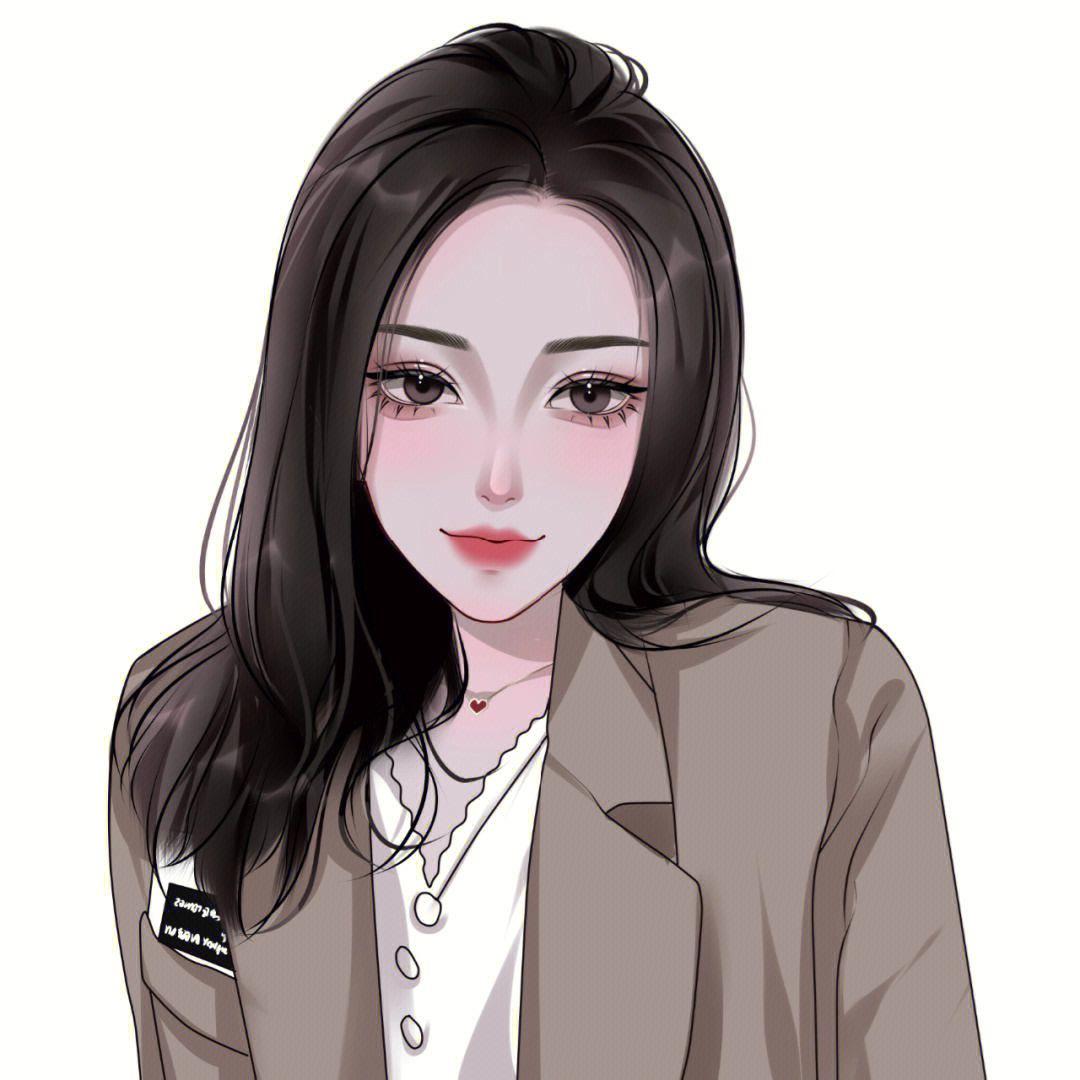 手绘头像procreate绘画温柔女头