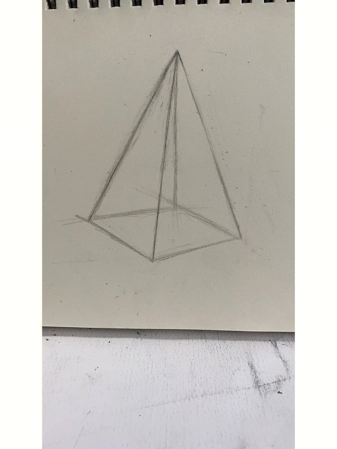 三角锥素描教程图片