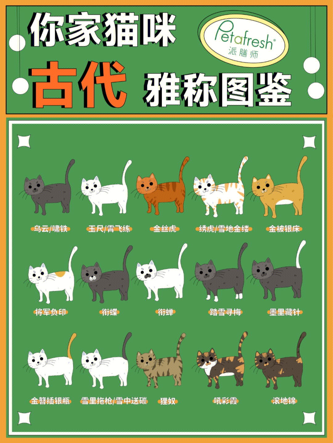 中国古代名猫谱图图片