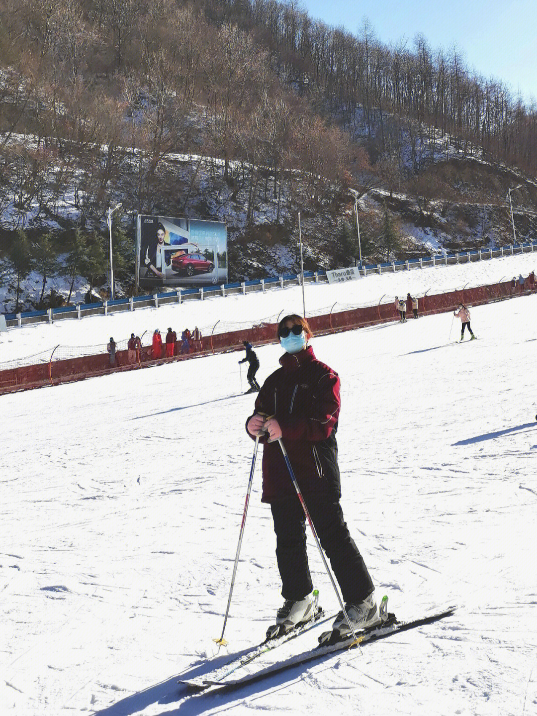 伏羲山滑雪图片