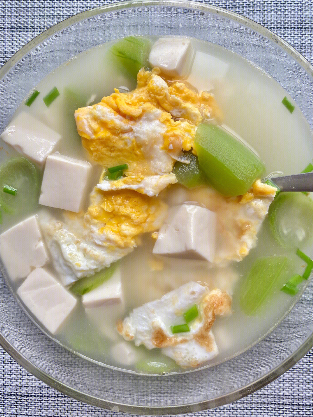 丝瓜豆腐汤低卡高蛋白的减脂餐60