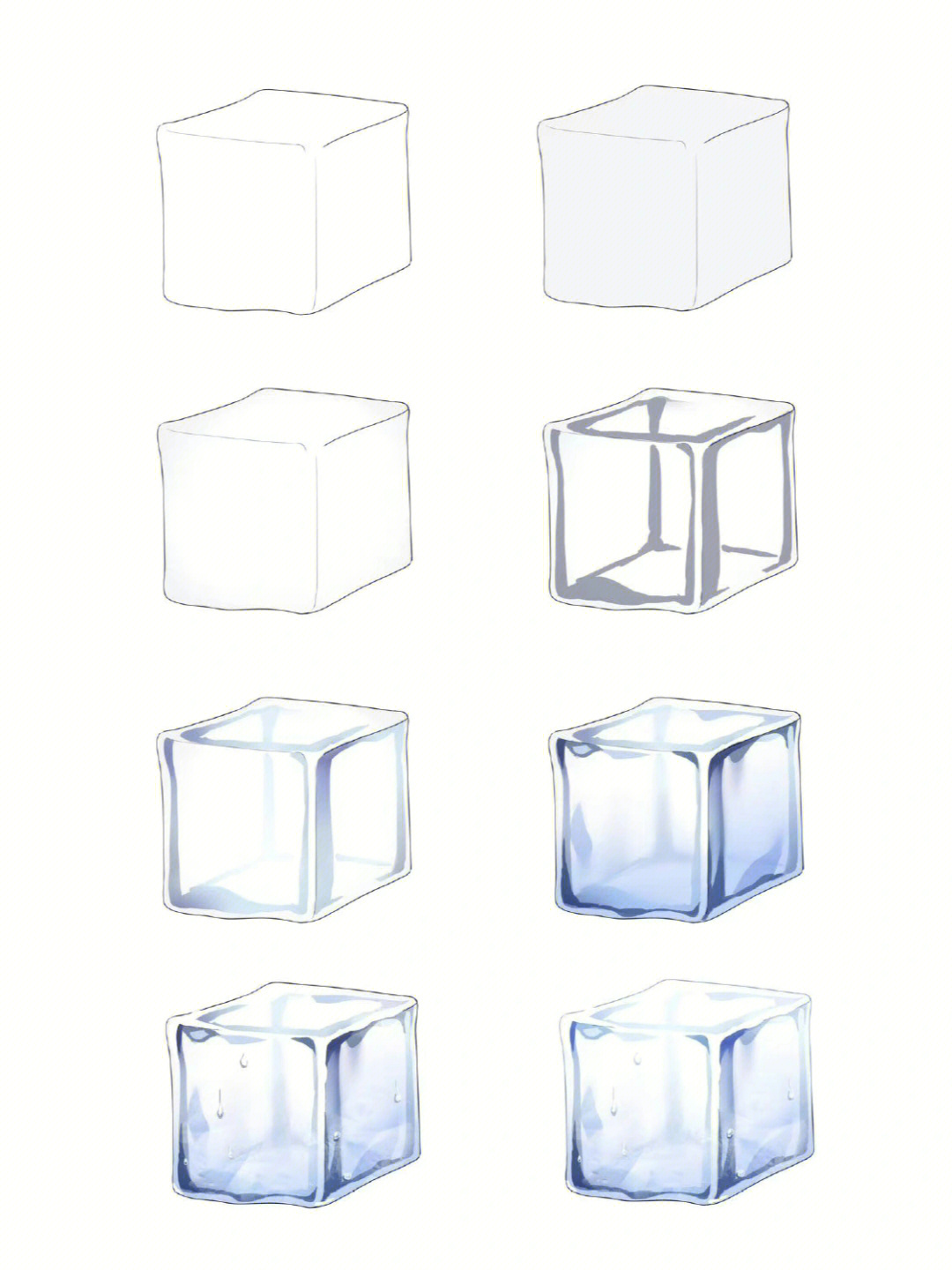 冰冻冻画法图片
