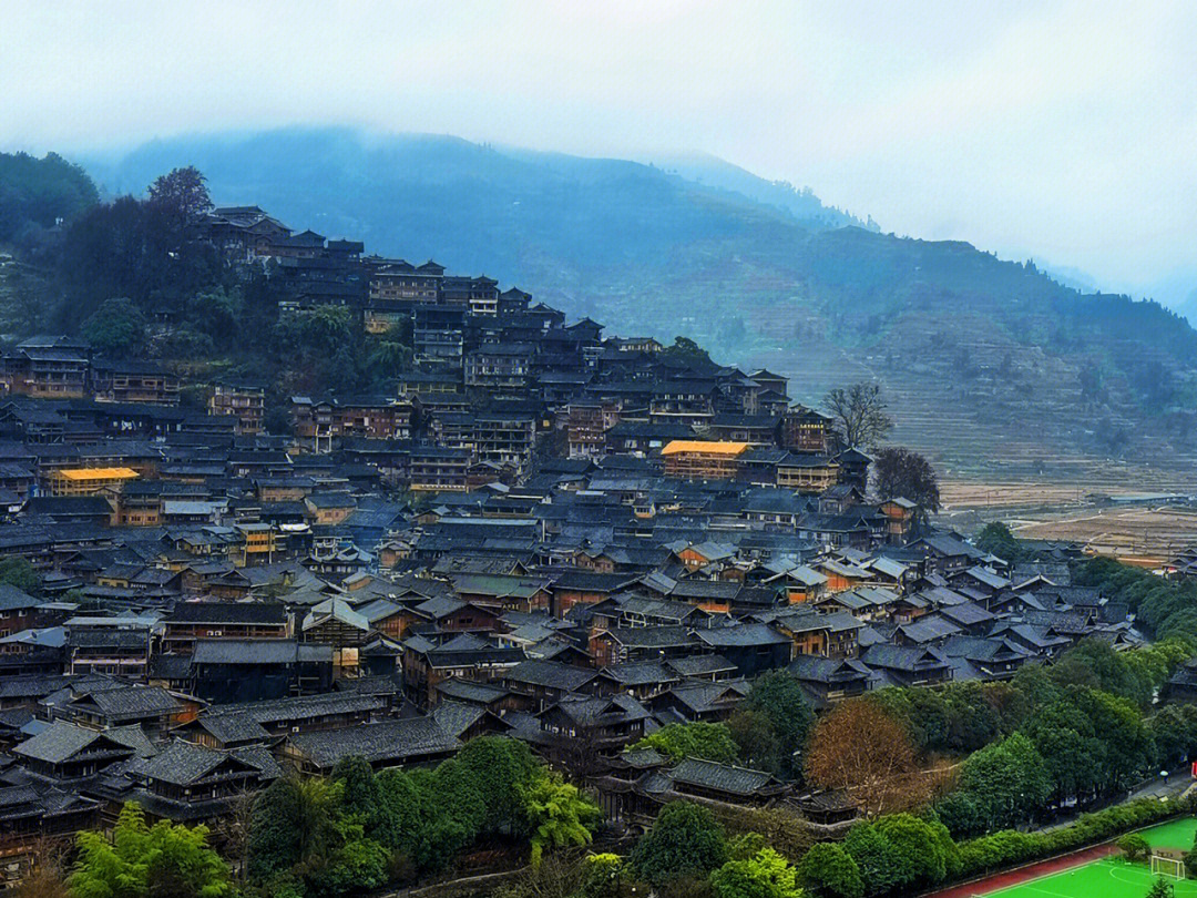 苗寨的风景