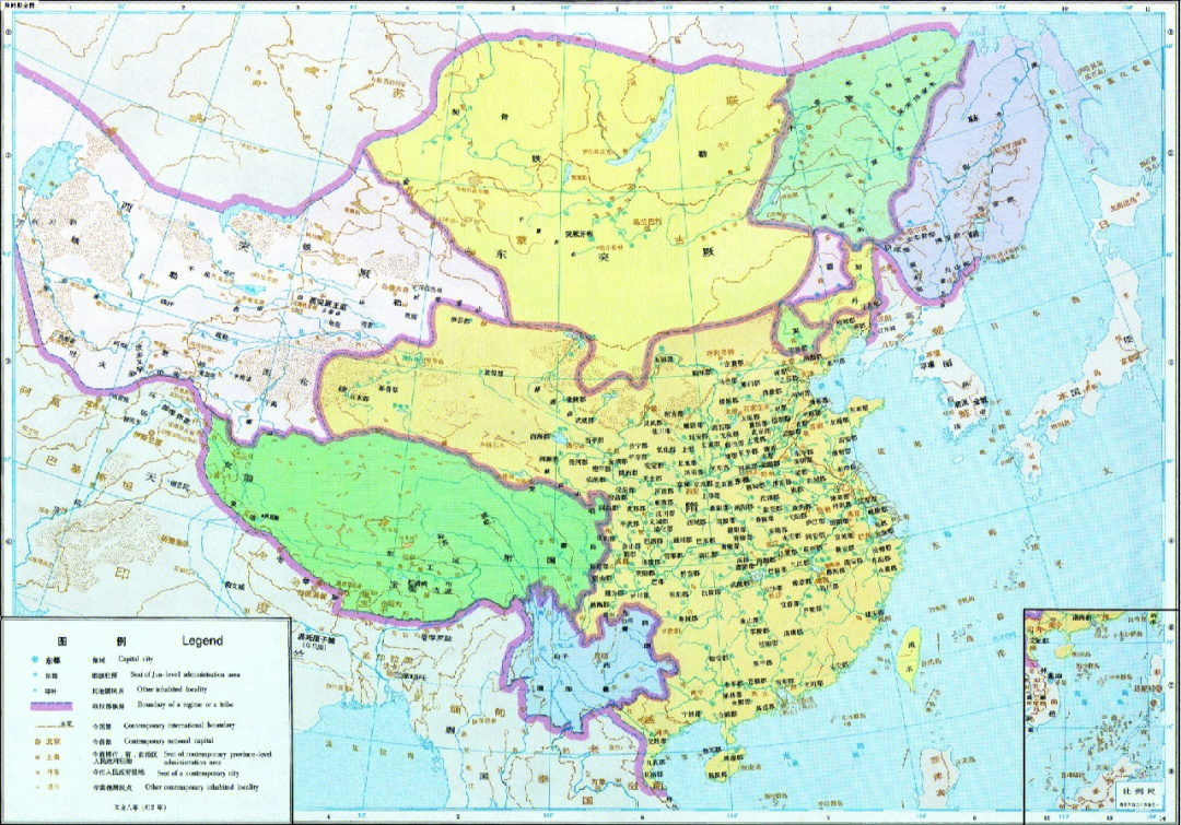 源自谭其骧版《中国历史地图集》,我不提供全书pdf,要哪个朝代的高清