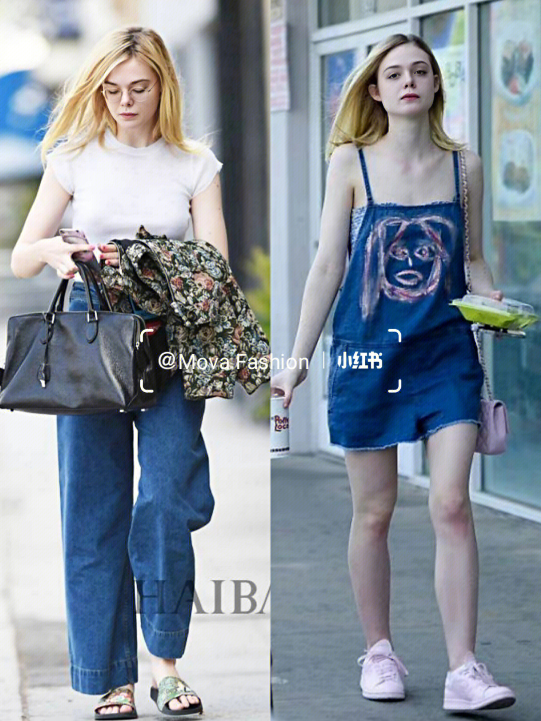 艾丽范宁#ellefanning#艾丽范宁ellefanning#欧美街拍#琶美