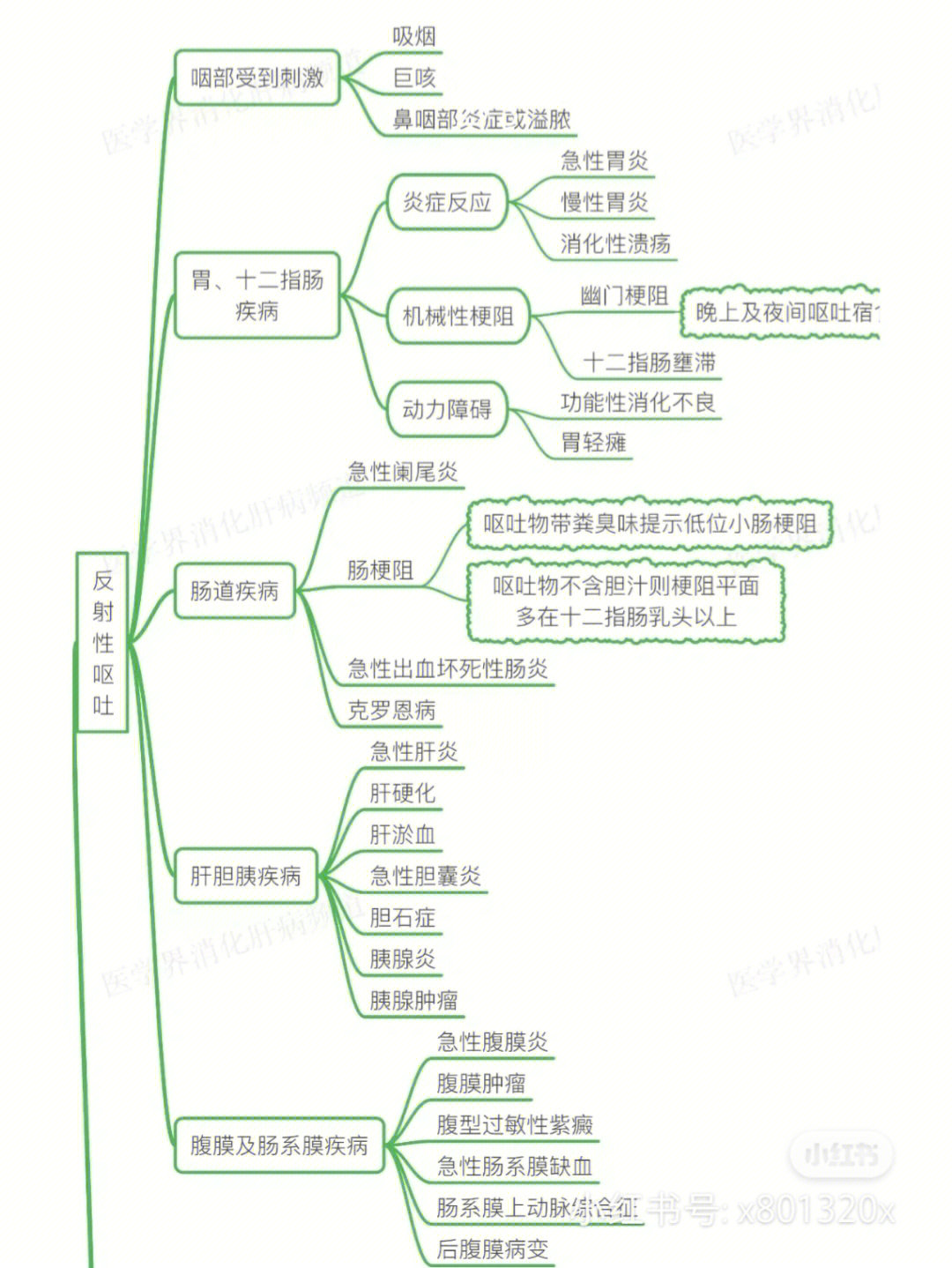 呕吐思维导图图片