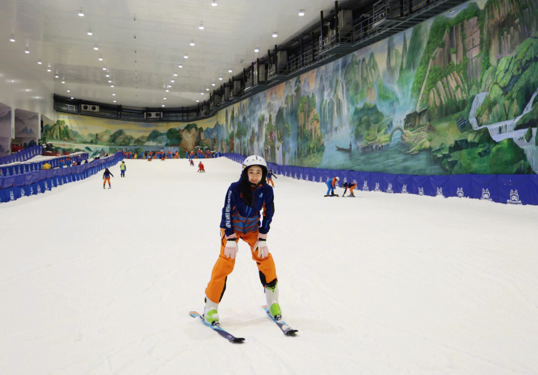 绿城天台山滑雪场图片