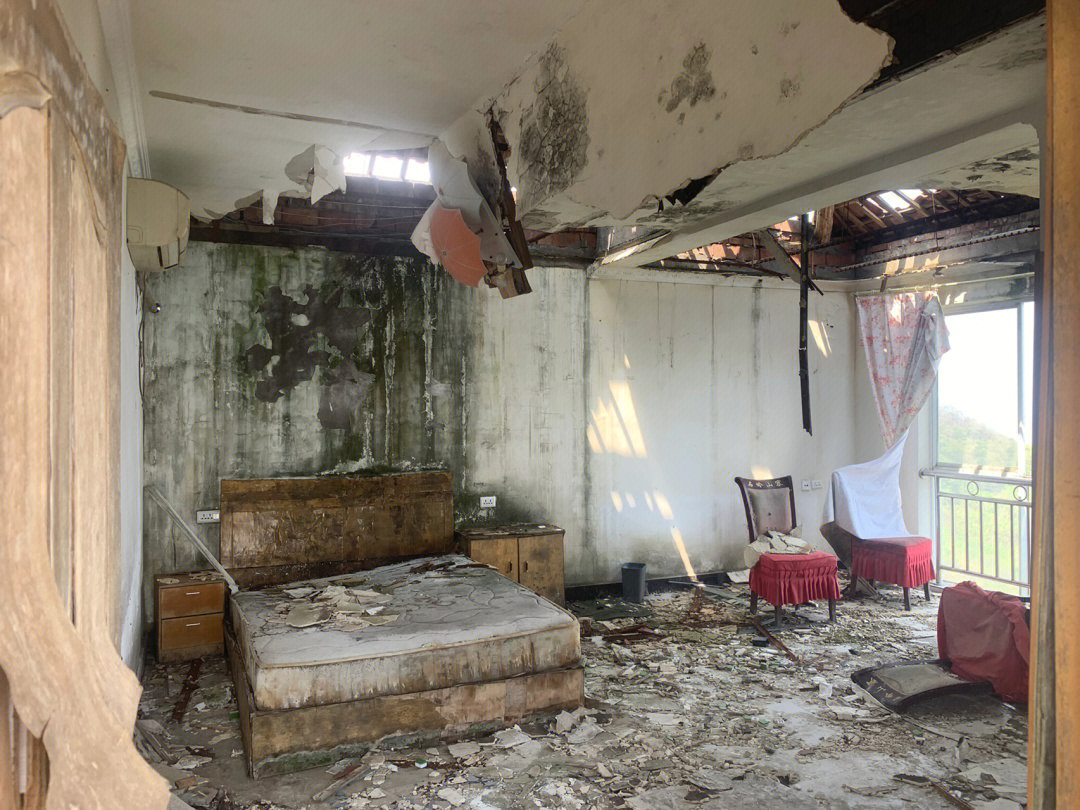中国废弃恐怖酒店图片