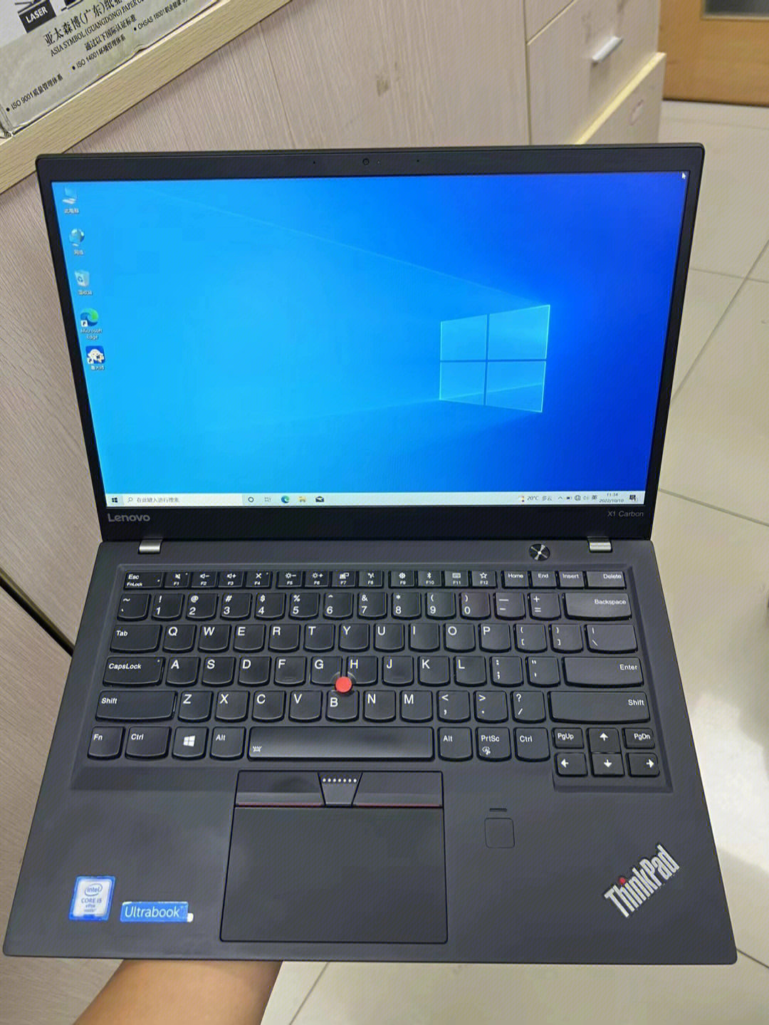 联想thinkpad x1 carbon 高端商务轻薄办公笔记本电脑 英特尔i5-6300