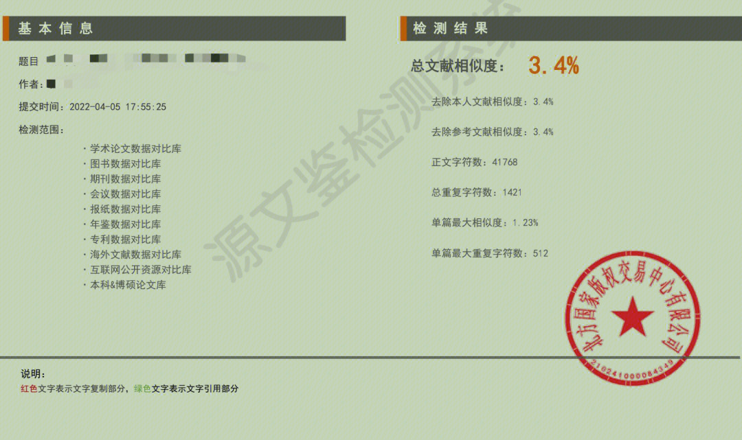 论文查重截图图片