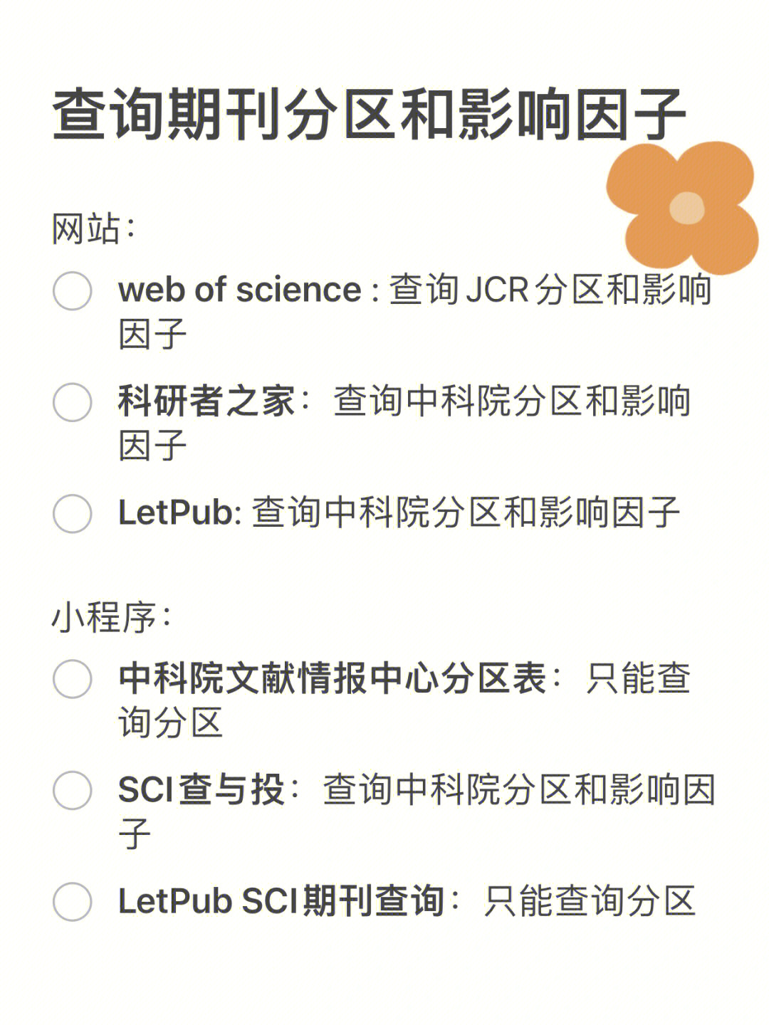 查询期刊分区和影响因子的神器