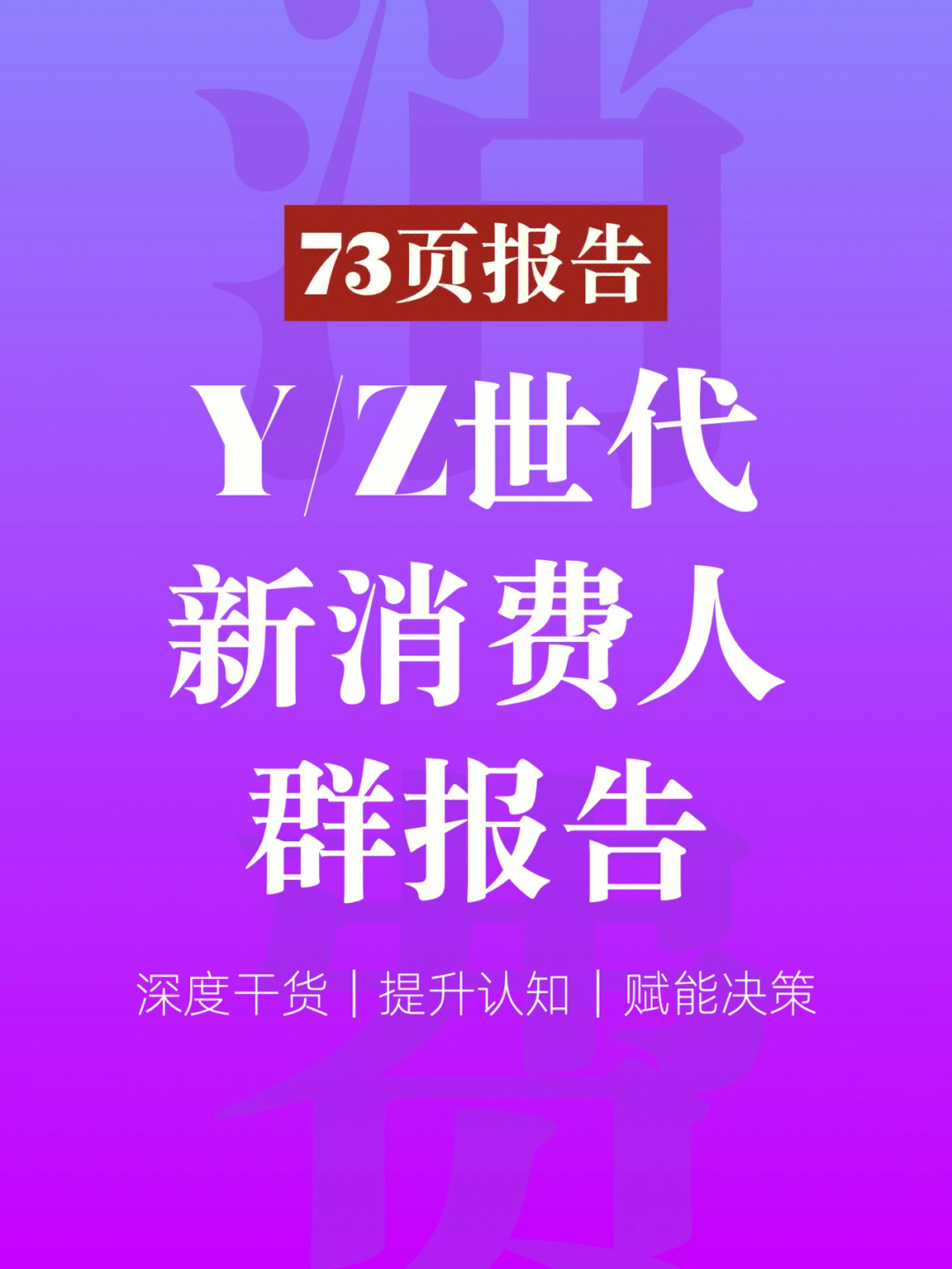 73页报告一文读懂yz世代人群消费特征