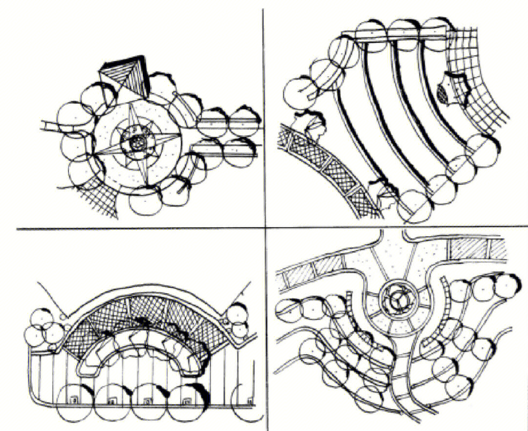 中穿插一些节点,也可以丰富快题的图面让我们从零基础开始学习手绘吧!